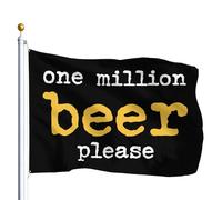 Drapeau Un million de bières, s'il vous plaît ! Drapeau De Jardin