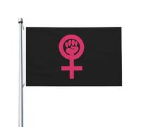Drapeau Un Symbole Du Féminisme Bannière De Drapeaux Couleurs Resistant Exterieur Traditionnel Bannière À Œillets, Pour Les Bureaux, Les Défilés, Jardin, 90x150cm
