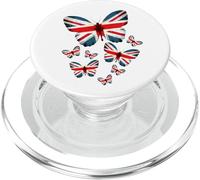 Drapeau Union Jack Papillon pour Enfants et expats Britanniques PopSockets PopGrip pour MagSafe