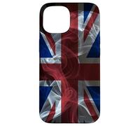 Drapeau Union Jack Smoky Britain - Style fumé British Pride Coque pour iPhone 15