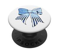 Drapeau USA 4 Juillet Camouflage pêcheur Bar Poisson PopSockets PopGrip Adhésif