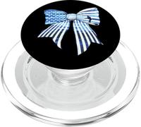 Drapeau USA 4 Juillet Camouflage pêcheur Bar Poisson PopSockets PopGrip pour MagSafe