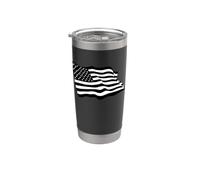 Drapeau USA agitant le drapeau américain drapeau USA Gobelet isotherme en acier inoxydable double paroi