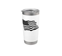 Drapeau USA agitant le drapeau américain drapeau USA Gobelet isotherme en acier inoxydable double paroi