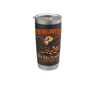Drapeau USA Aigle 250e anniversaire Halloween Gobelet isotherme en acier inoxydable double paroi