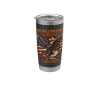 Drapeau USA Aigle 250e anniversaire Halloween Gobelet isotherme en acier inoxydable double paroi