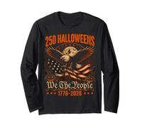 Drapeau USA Aigle 250e Anniversaire Halloween Manche Longue