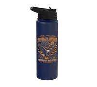 Drapeau USA Aigle 250e anniversaire Halloween Stainless Steel Insulated Water Bottle