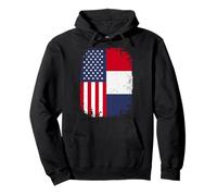 Drapeau USA Américain France Double Citoyenneté Cadeau Sweat à Capuche