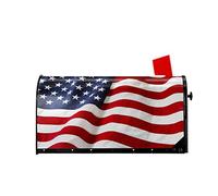 Drapeau USA boîte aux Lettres Couvre boîte aux Lettres magnétique enveloppes Poste Lettre boîte Couverture Standard surdimensionné 21 X 18 Mailwrap Jardin décor à la Maison