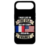 Drapeau USA I May Live in The USA But My Story Began in France Coque pour iPhone Air