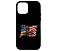 Drapeau USA Motocross Dirt Bike Drapeau Américain Détresse Coque pour iPhone 12 Mini