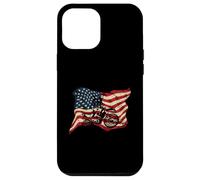 Drapeau USA Motocross Dirt Bike Drapeau Américain Détresse Coque pour iPhone 12 Pro Max