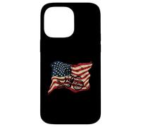 Drapeau USA Motocross Dirt Bike Drapeau Américain Détresse Coque pour iPhone 14 Pro Max