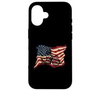 Drapeau USA Motocross Dirt Bike Drapeau Américain Détresse Coque pour iPhone 16