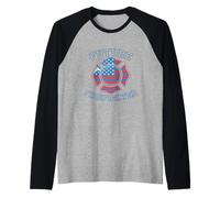Drapeau USA Pompier Future Pompier Manche Raglan