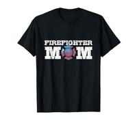 Drapeau USA Pompier Maman Pompier T-Shirt