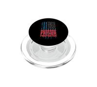 Drapeau USA Pompier Mari père Pompier PopSockets PopGrip pour MagSafe