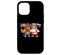 Drapeau USA Russie Fières Racines Russo-américaines Héritage Coque pour iPhone 12/12 Pro