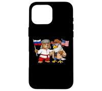 Drapeau USA Russie Fières Racines Russo-américaines Héritage Coque pour iPhone 16 Pro Max