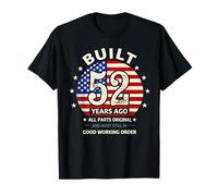 Drapeau USA Vintage 1974 52 Ans 52 Ans pour Homme T-Shirt
