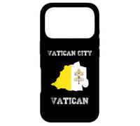 Drapeau Vatican Vieilli Fierté de la Cité du Vatican Coque pour iPhone 17 Pro
