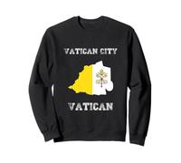 Drapeau Vatican Vieilli Fierté de la Cité du Vatican Sweatshirt