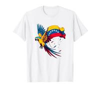 Drapeau Venezuela 7 étoiles avec Guacamaya T-Shirt