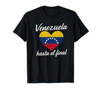 Drapeau Venezuela Libre Hasta el Final Maria Corina Machado T-Shirt