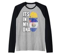 Drapeau vénézuélien et salvadorien Manche Raglan
