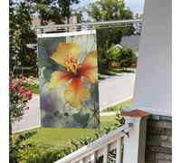 Drapeau vert avec feuilles d'eucalyptus - 61 x 91 cm - Pour extérieur et intérieur - Pour le printemps, l'été, l'automne, l'hiver - Drapeaux de jardin avec œillets verticaux double face - Bannière