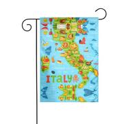 Drapeau vertical double face avec icônes alimentaires, 30,5 x 45,7 cm, drapeau de jardin décoratif pour intérieur et extérieur