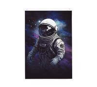 Drapeau vertical double face de 5,1 x 7,6 cm avec œillets - Ne se décolore pas - Drapeau de jardin astronaute - Toile de fond pour photo - Décoration intérieure et extérieure