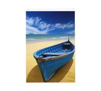 Drapeau vertical double face de 5,1 x 7,6 cm avec œillets - Ne se décolore pas - Drapeau de jardin bleu ciel jaune plage bateau cour drapeau photo toile de fond pour décoration intérieure et