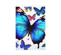 Drapeau vertical double face de 5,1 x 7,6 cm avec œillets - Ne se décolore pas - Drapeau de jardin coloré - Pour décoration intérieure et extérieure