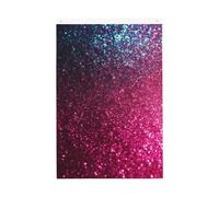 Drapeau vertical double face de 5,1 x 7,6 cm avec œillets - Ne se décolore pas - Drapeau de jardin dégradé à paillettes scintillantes - Toile de fond pour photo pour décoration intérieure et