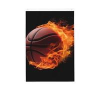 Drapeau vertical double face de 5,1 x 7,6 cm avec œillets - Ne se décolore pas - Drapeau de jardin - Drapeau de basket-ball sur cour de feu - Toile de fond pour photo pour décoration intérieure et