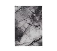 Drapeau vertical double face de 5,1 x 7,6 cm avec œillets - Ne se décolore pas - Drapeau de jardin en marbre noir clair - Toile de fond pour photo pour décoration intérieure et extérieure