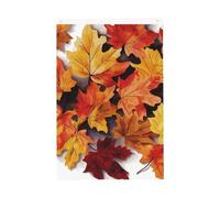 Drapeau vertical double face de 5,1 x 7,6 cm avec œillets - Ne se décolore pas - Drapeau de jardin - Feuilles d'automne - Toile de fond pour photo - Décoration intérieure et extérieure