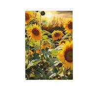 Drapeau vertical double face de 5,1 x 7,6 cm avec œillets - Ne se décolore pas - Drapeau de jardin - Tournesols - Toile de fond pour photo - Décoration intérieure et extérieure
