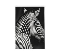Drapeau vertical double face de 5,1 x 7,6 cm avec œillets - Ne se décolore pas - Drapeau de jardin zèbre noir et blanc - Toile de fond pour décoration intérieure et extérieure