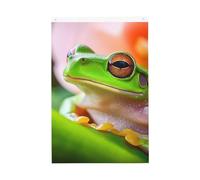 Drapeau vertical double face de 5,1 x 7,6 cm avec œillets qui ne se décolore pas, drapeau de jardin, arbre, grenouille, cour, toile de fond pour photo pour décoration intérieure et extérieure