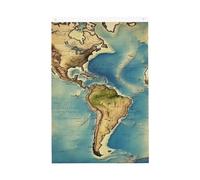 Drapeau vertical double face de 5,1 x 7,6 cm avec œillets qui ne se décolore pas, drapeau de jardin, carte du monde, drapeau de cour, toile de fond pour photo pour décoration intérieure et extérieure
