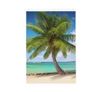 Drapeau vertical double face de 5,1 x 7,6 cm avec œillets qui ne se décolore pas, drapeau de jardin, plage, palmier, cour, toile de fond pour photo pour décoration intérieure et extérieure