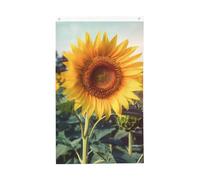 Drapeau vertical double face de 7,6 x 12,7 cm avec œillets, ne se décolore pas, beau drapeau de jardin tournesol, toile de fond pour photo pour décoration intérieure et extérieure