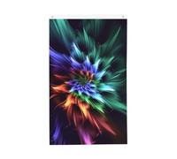 Drapeau vertical double face de 7,6 x 12,7 cm avec œillets - Ne se décolore pas - Drapeau de jardin abstrait - Pour décoration intérieure et extérieure