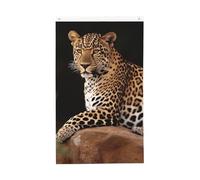 Drapeau vertical double face de 7,6 x 12,7 cm avec œillets - Ne se décolore pas - Drapeau de jardin africain sur rocher - Toile de fond pour photo pour décoration intérieure et extérieure
