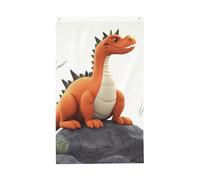 Drapeau vertical double face de 7,6 x 12,7 cm avec œillets - Ne se décolore pas - Drapeau de jardin amusant en forme de dragon - Toile de fond pour photo pour décoration intérieure et extérieure