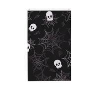 Drapeau vertical double face de 7,6 x 12,7 cm avec œillets - Ne se décolore pas - Drapeau de jardin d'Halloween gothique - Toile de fond pour photo pour décoration intérieure et extérieure