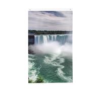 Drapeau vertical double face de 7,6 x 12,7 cm avec œillets - Ne se décolore pas - Drapeau de jardin Niagara Falls - Toile de fond pour photo pour décoration intérieure et extérieure